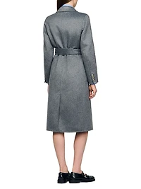 Double-Faced Check Coat