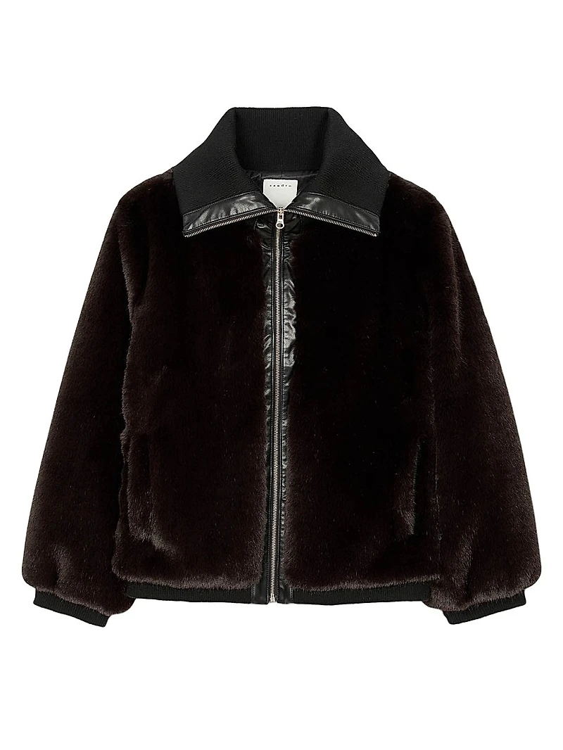 Short Faux Fur Coat