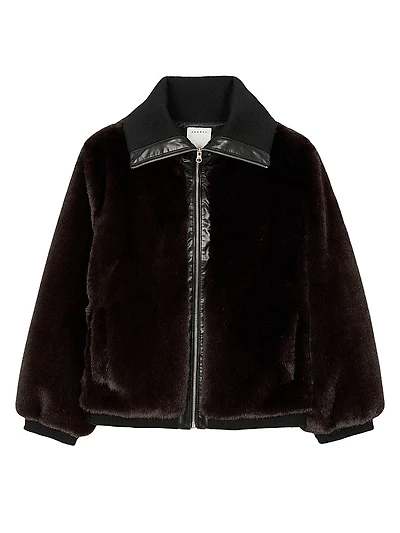 Short Faux Fur Coat