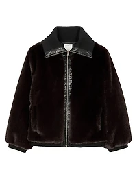 Short Faux Fur Coat
