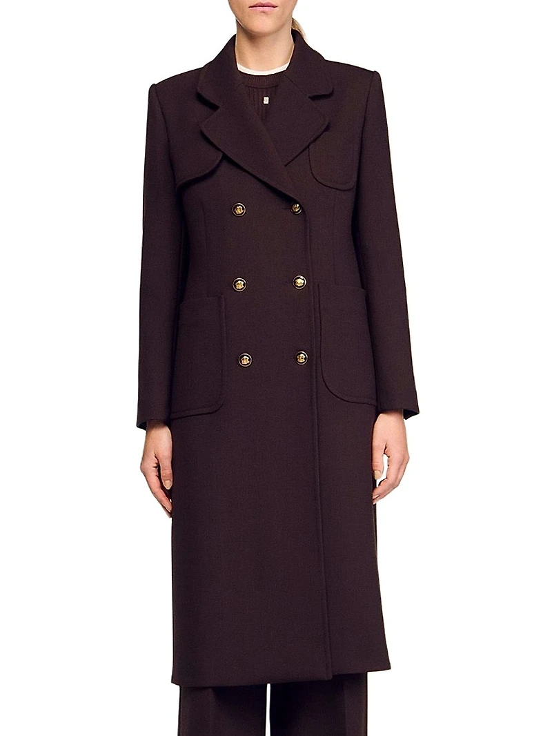 Long Double Breasted Coat