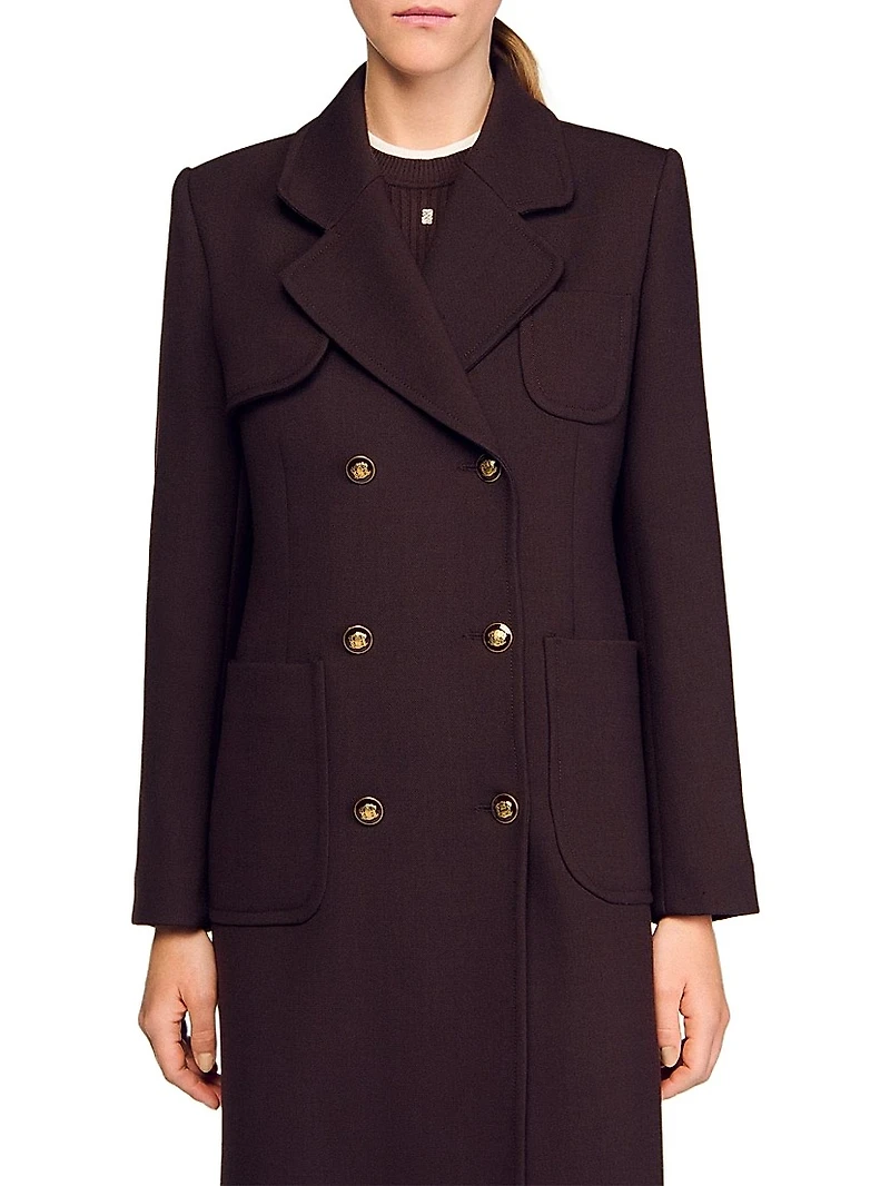 Long Double Breasted Coat