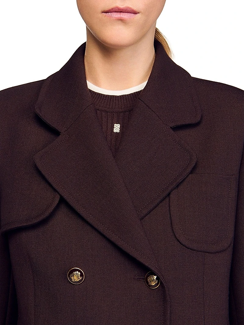 Long Double Breasted Coat