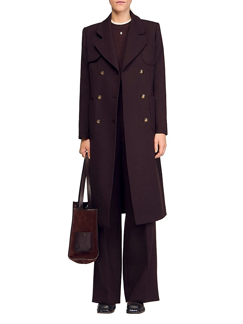 Long Double Breasted Coat