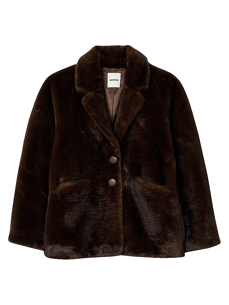 Faux Fur Coat Jacket