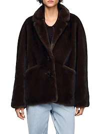 Faux Fur Coat Jacket