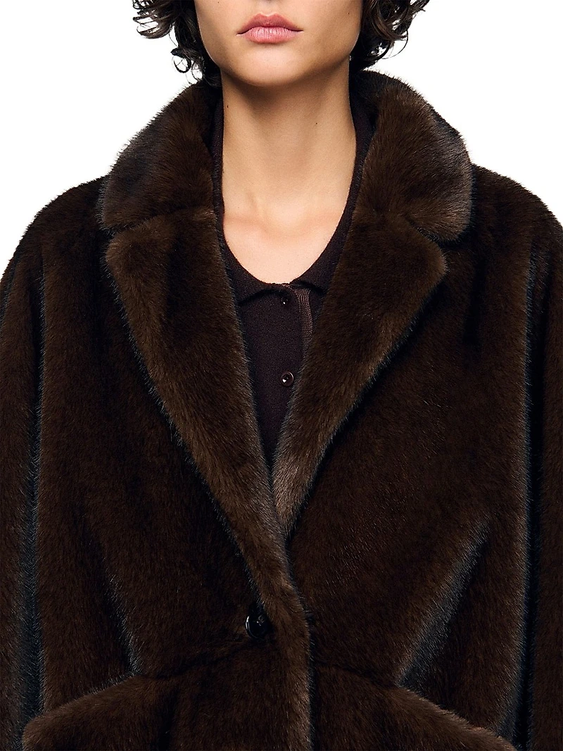 Faux Fur Coat Jacket