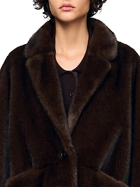 Faux Fur Coat Jacket