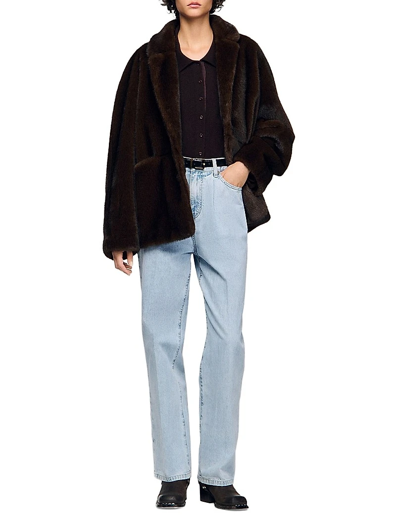 Faux Fur Coat Jacket