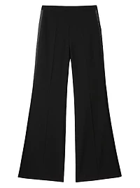 Satin Stripe Suit Trousers