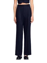 Rhinestone Striped Trousers