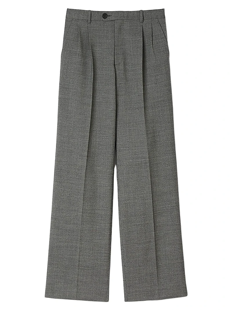 Straight-Leg Trousers