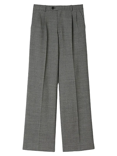 Straight-Leg Trousers