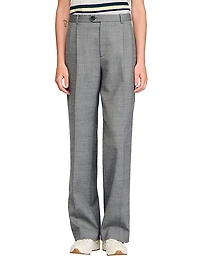 Straight-Leg Trousers