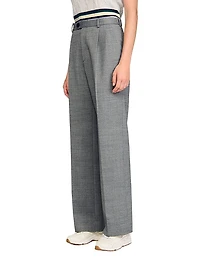 Straight-Leg Trousers