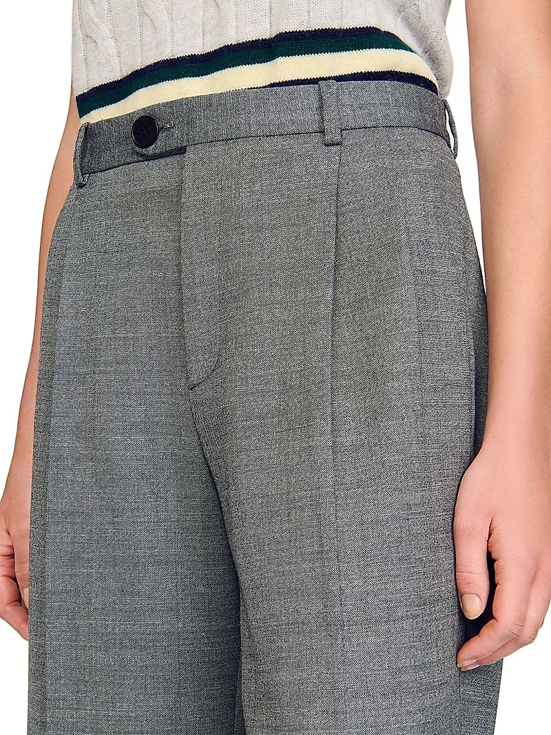 Straight-Leg Trousers