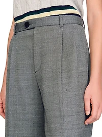 Straight-Leg Trousers