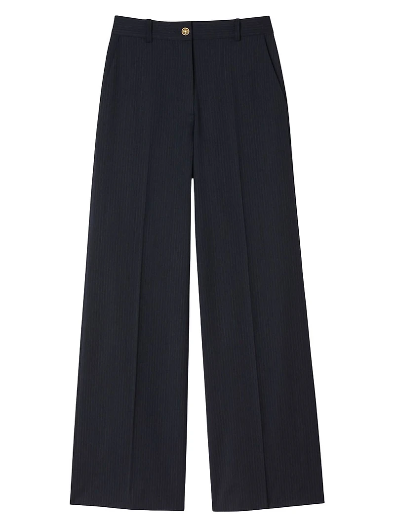 Chalk-Striped Trousers