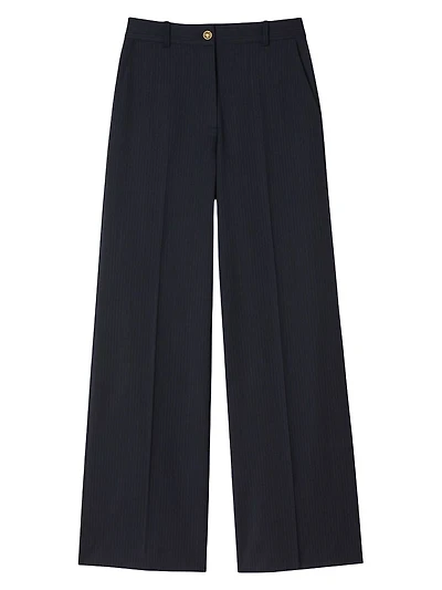 Chalk-Striped Trousers