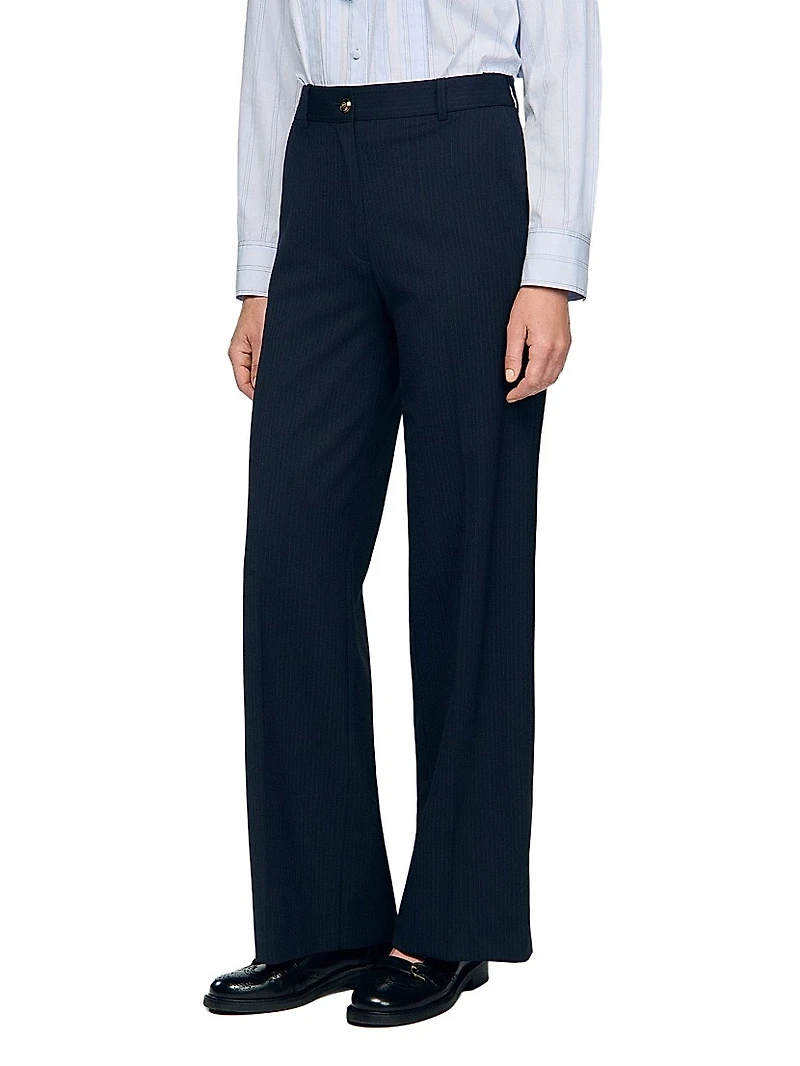 Chalk-Striped Trousers