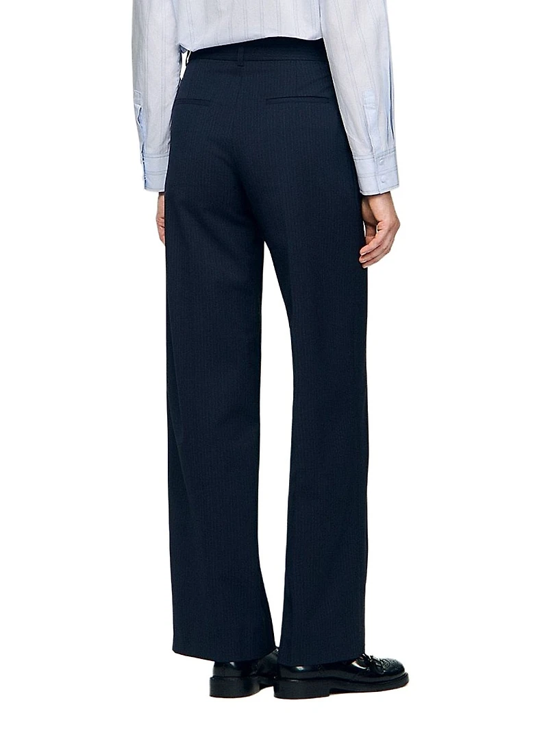 Chalk-Striped Trousers