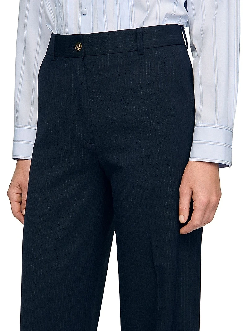 Chalk-Striped Trousers