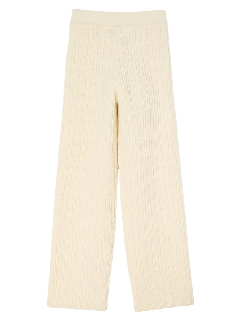 Cable Knit Trousers