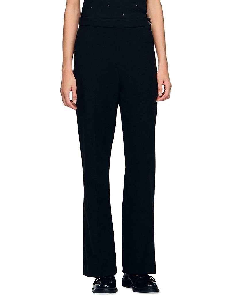 Straight-Leg Trousers