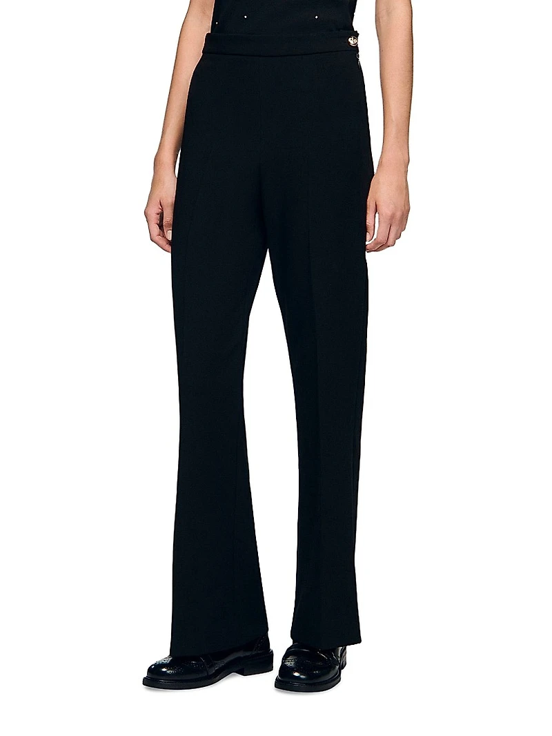 Straight-Leg Trousers