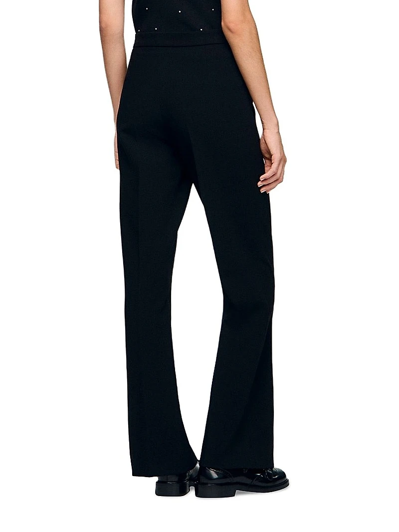 Straight-Leg Trousers