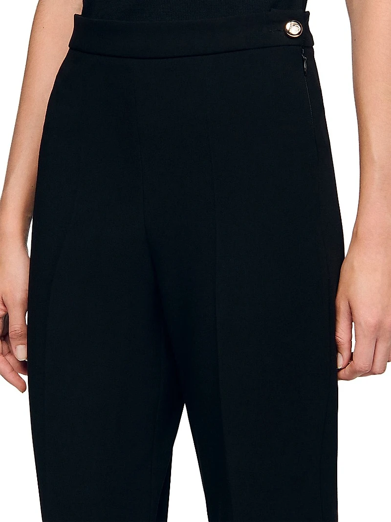 Straight-Leg Trousers