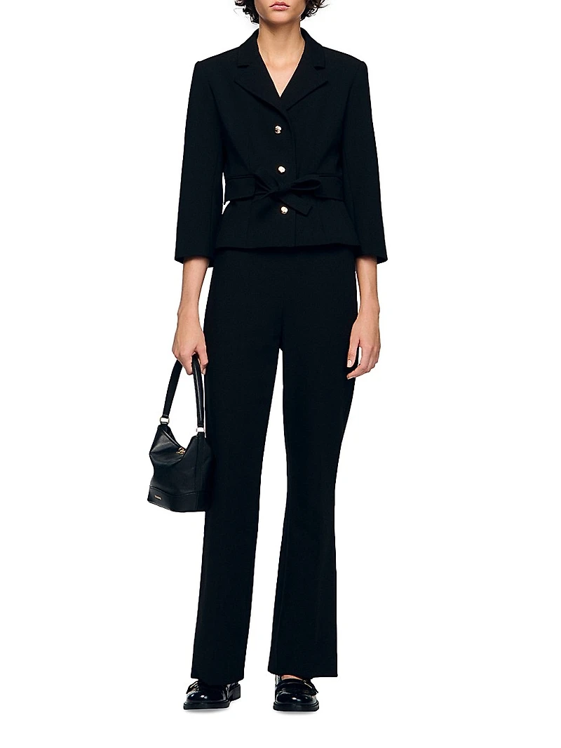 Straight-Leg Trousers