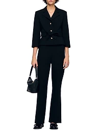 Straight-Leg Trousers