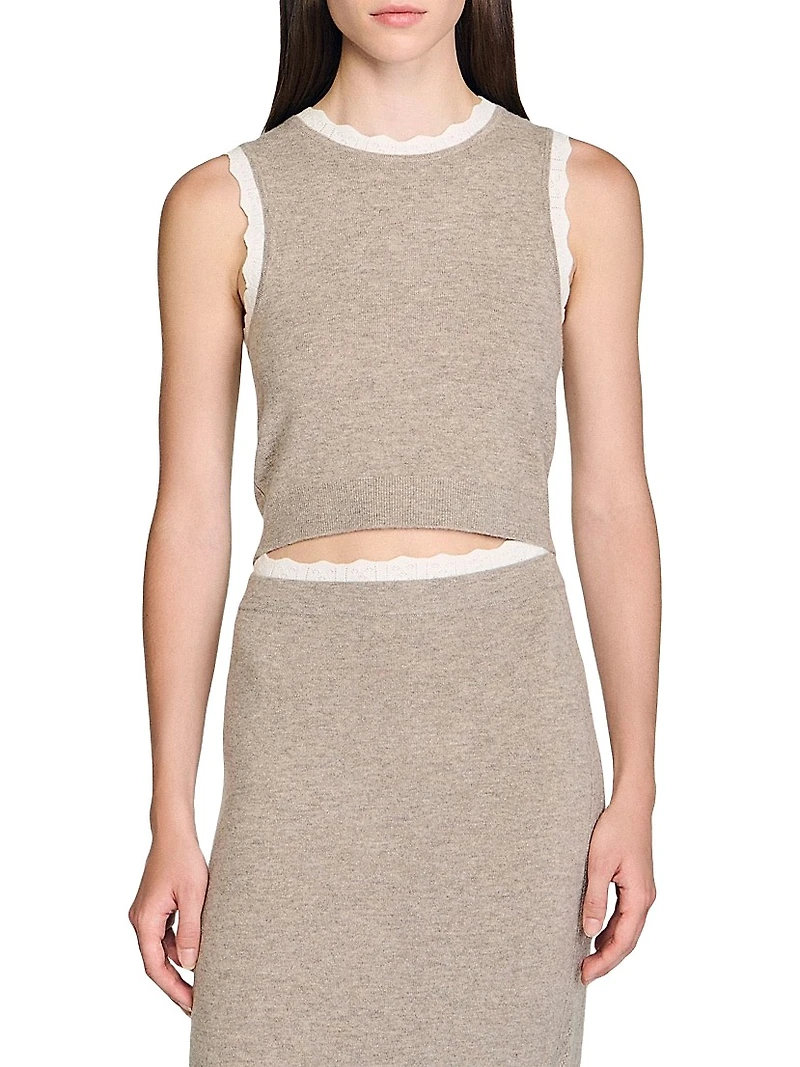 High Neck Knit Jumper