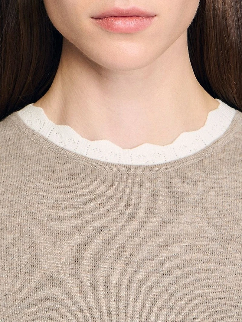 High Neck Knit Jumper