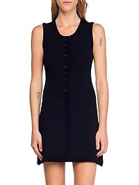 Mini Ribbed Knit Dress