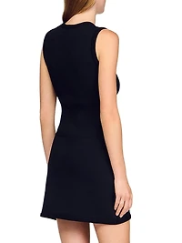 Mini Ribbed Knit Dress