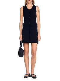 Mini Ribbed Knit Dress