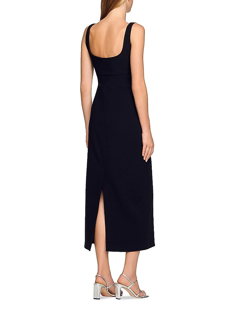 Rhinestone Heart Maxi Dress