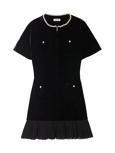 Mini Velvet Dress