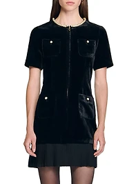 Mini Velvet Dress