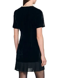 Mini Velvet Dress