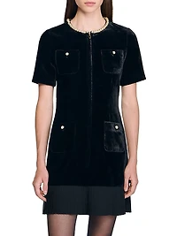 Mini Velvet Dress