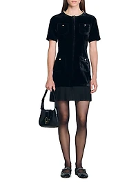 Mini Velvet Dress
