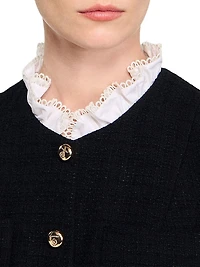 Mini Dress with Detachable Collar