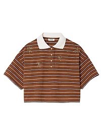 Striped Rhinestone T-Shirt