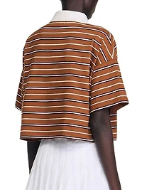 Striped Rhinestone T-Shirt