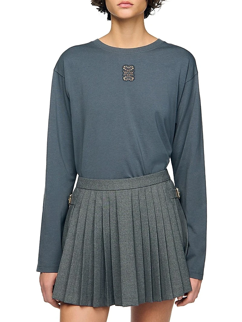 T-Shirt with Embroidery