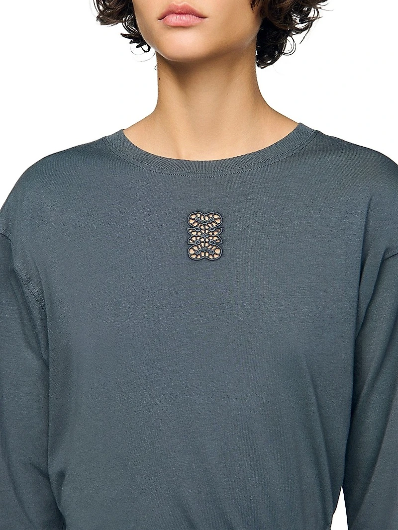T-Shirt with Embroidery