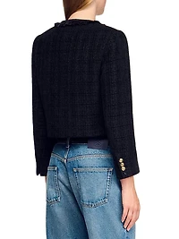 Ruffled Tweed Jacket